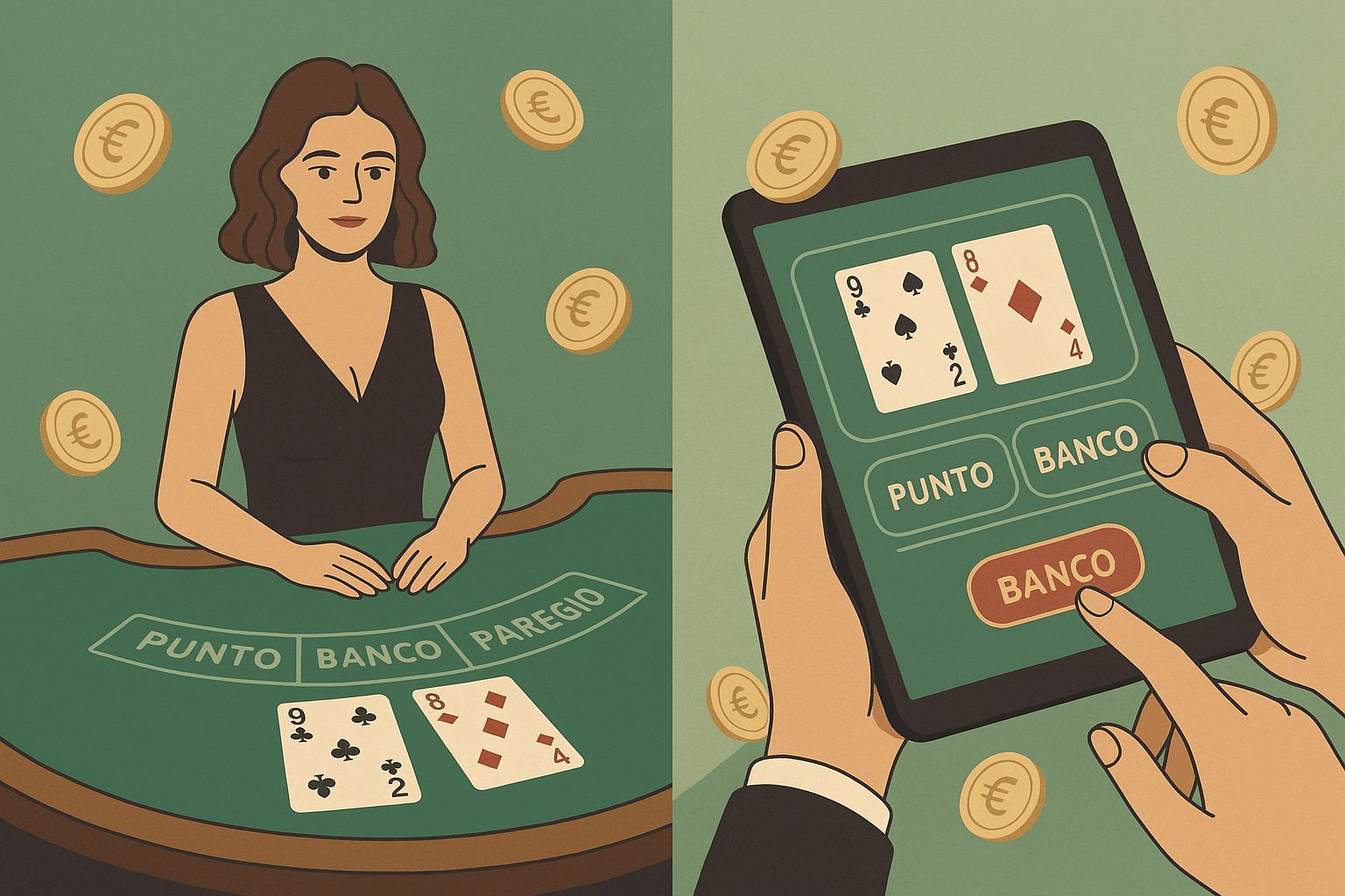 Baccarat live vs digitale: differenze, vantaggi e quale versione scegliere
